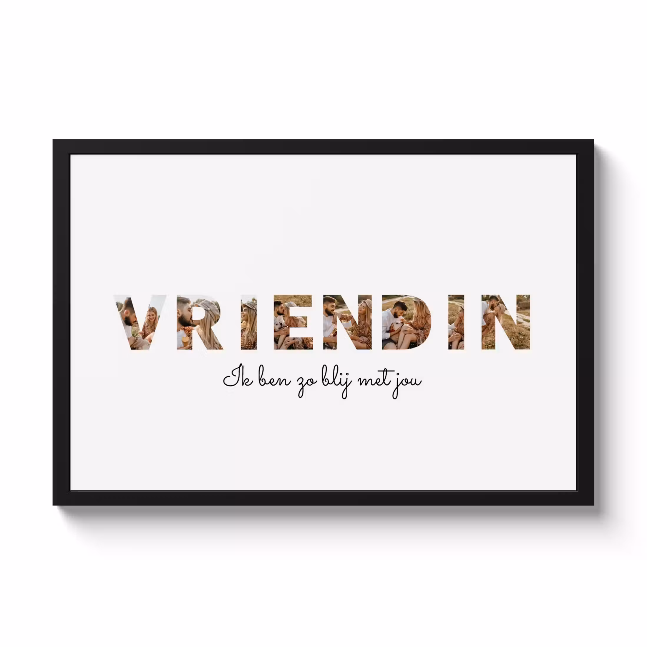 Poster met lijst – Vriendin
