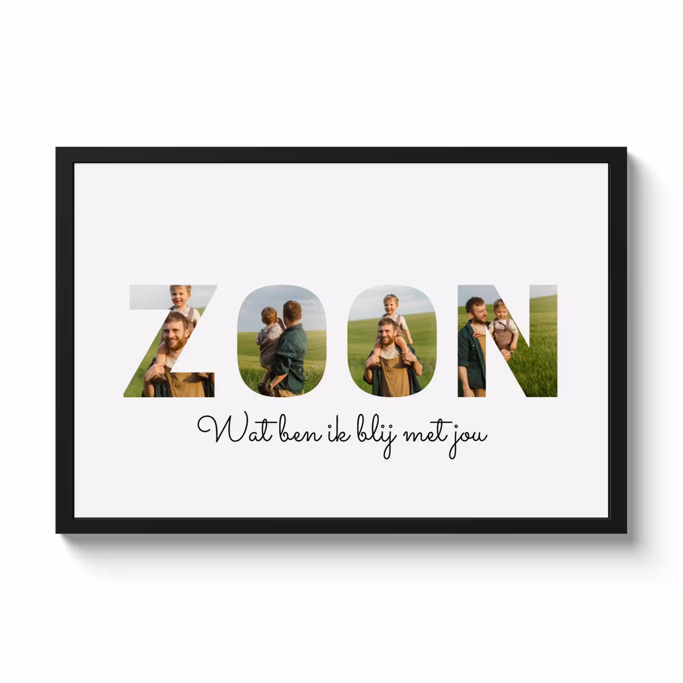 Poster met lijst – Zoon