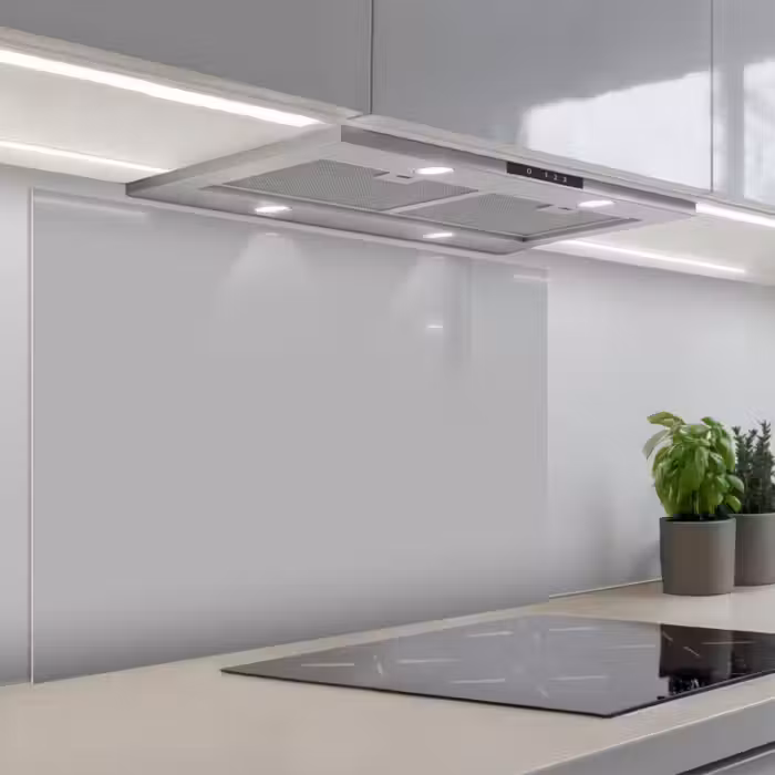 Spatscherm keuken - Grijs - Effen print