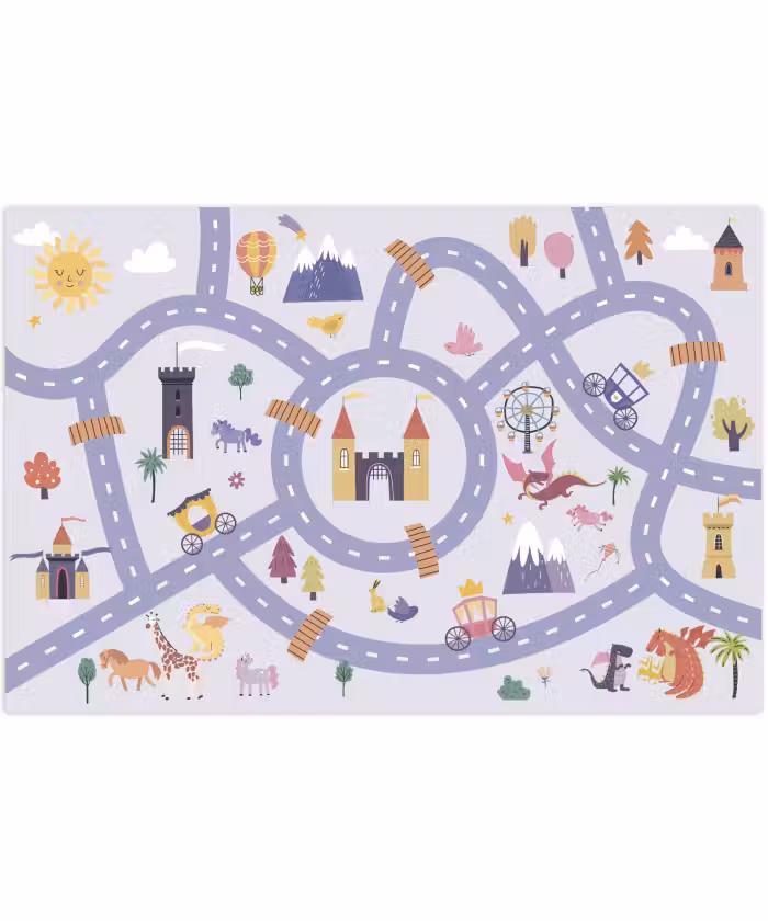 Speelkleed - Speelmat - Kasteelrijk - Wolken