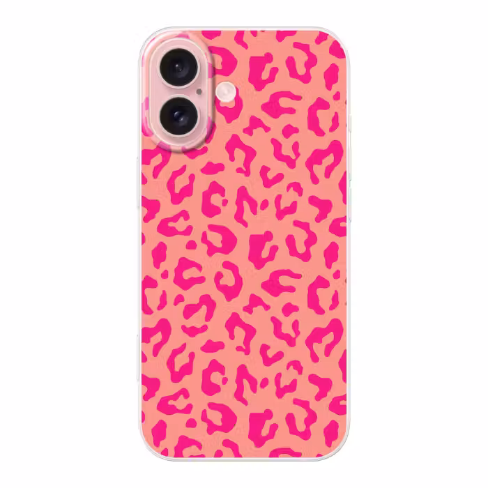 Telefoonhoesje - Panterprint - Roze - Dierenprint - Minimalistisch