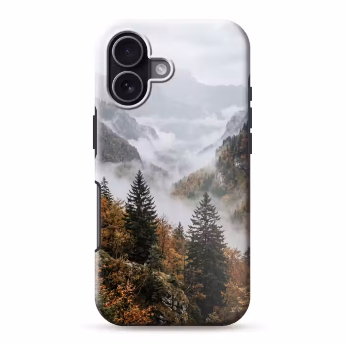 Telefoonhoesje Toughcase - Bergen - Vallei - Mist - Herfst - Natuur