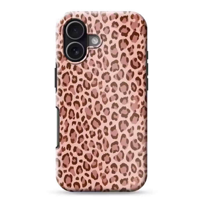 Telefoonhoesje Toughcase - Luipaard - Patroon - Roze