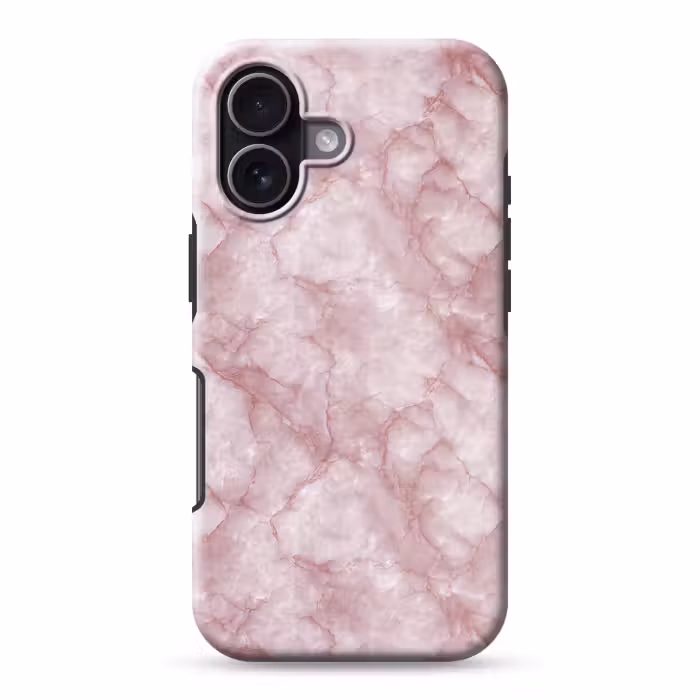 Telefoonhoesje Toughcase - Roze - Kwartsmarmer - Aders