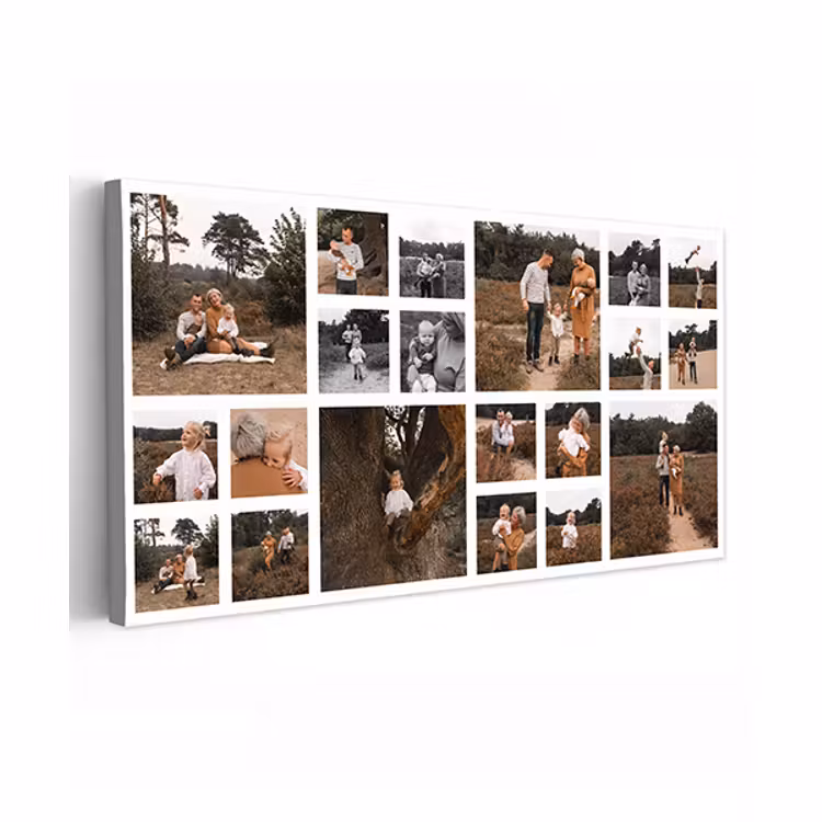 Canvas collage - Liggend - 20 foto's — 1