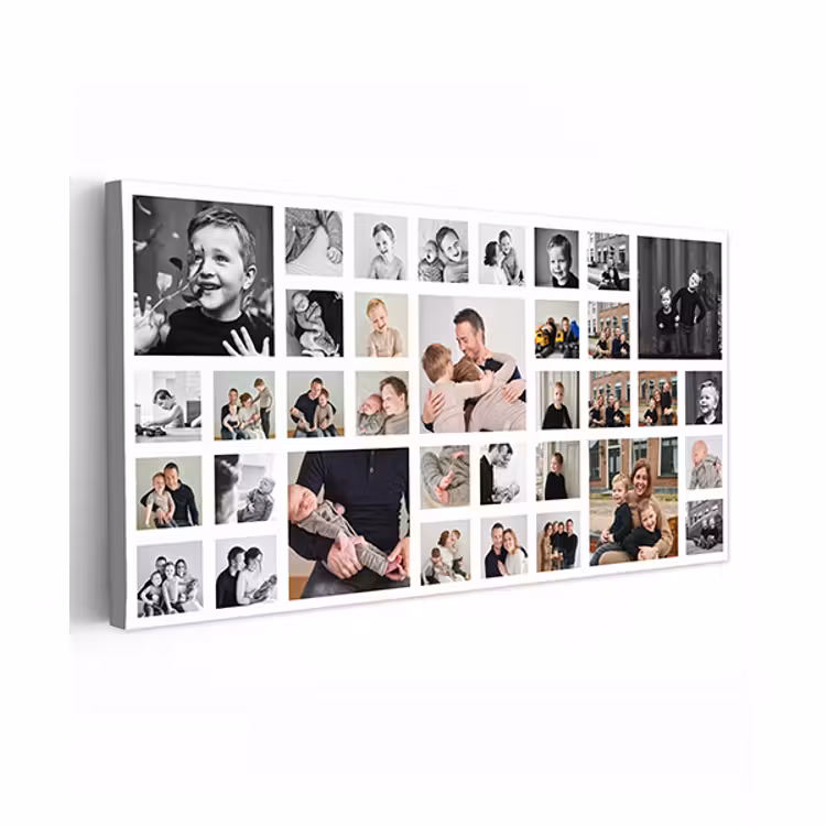 Canvas collage - Liggend - 35 foto's — 1