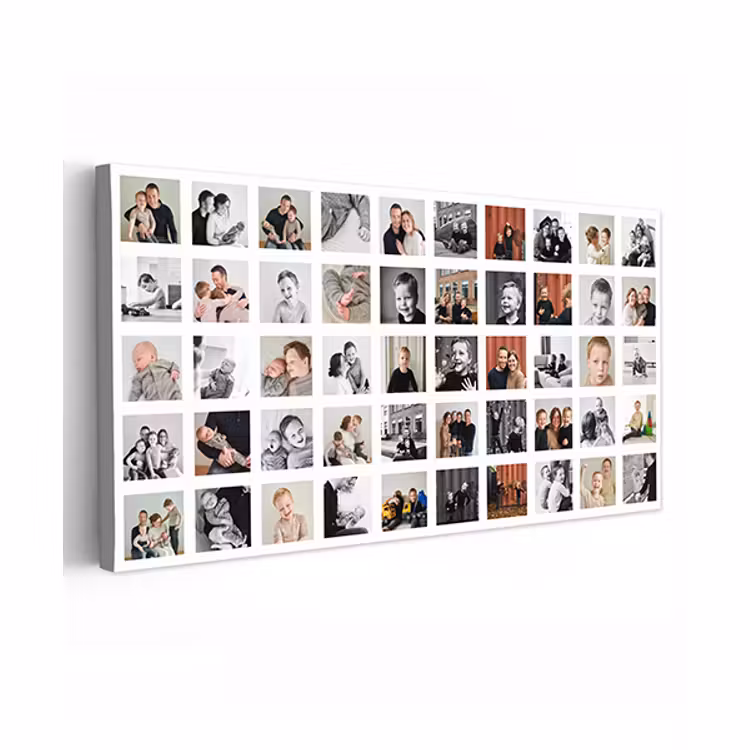 Canvas collage - Liggend - 50 foto's — 1