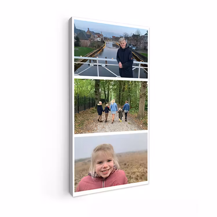 Canvas collage - Staand - 3 foto's — 1