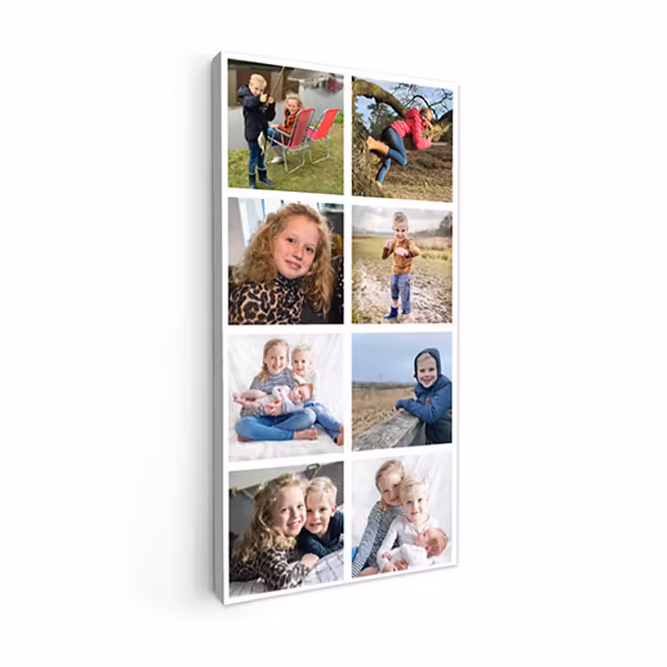 Canvas collage - Staand - 8 foto's — 1