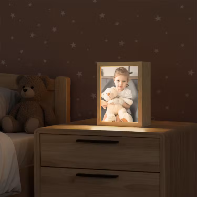 Foto op nachtlampje — 2