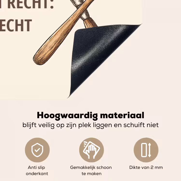 2 in 1 Inductie beschermer - Papa heeft maar één recht — 3