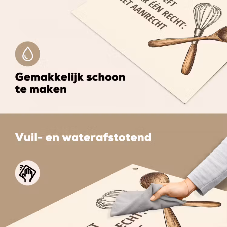 2 in 1 Inductie beschermer - Papa heeft maar één recht — 5