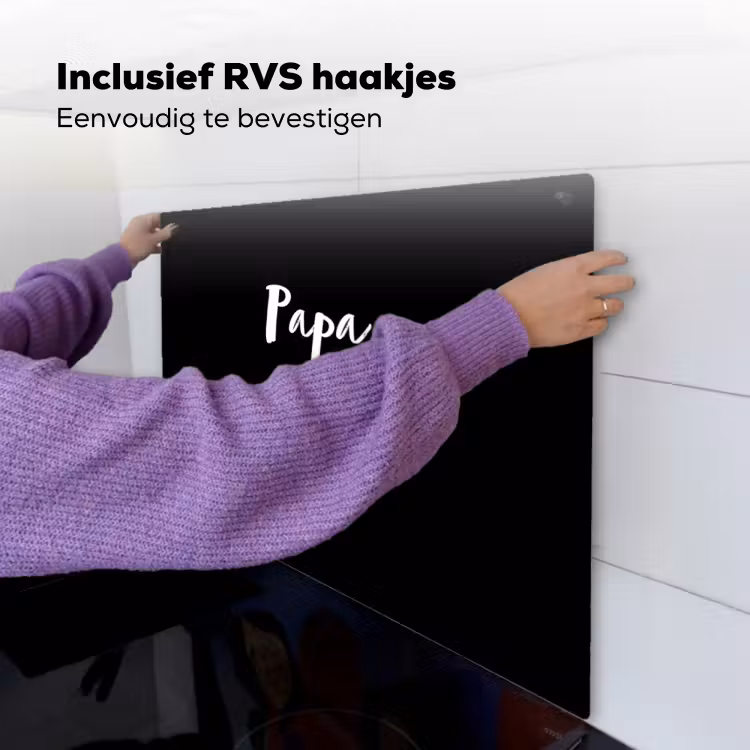 2 in 1 Inductie beschermer - Papa met tekst — 4