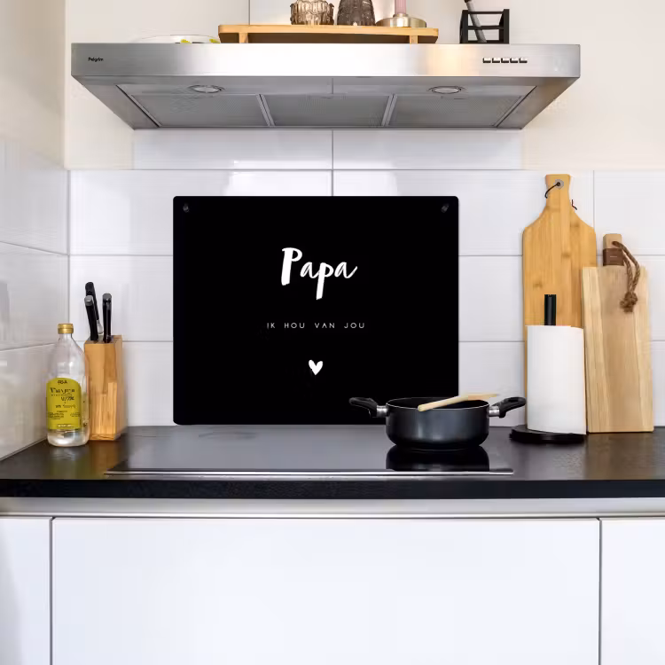 2 in 1 Inductie beschermer - Papa met tekst — 7