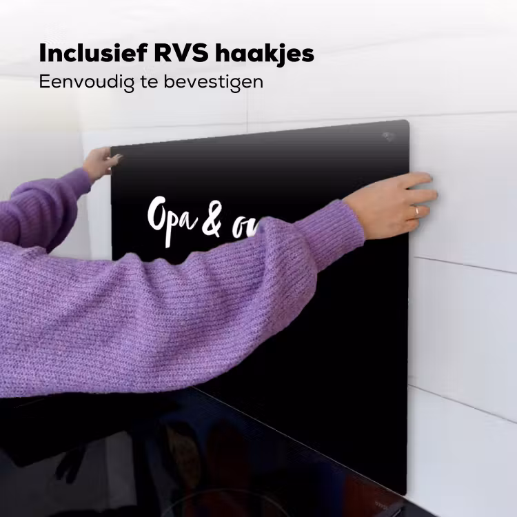2 in 1 Inductie beschermer - Opa en Oma met tekst — 4