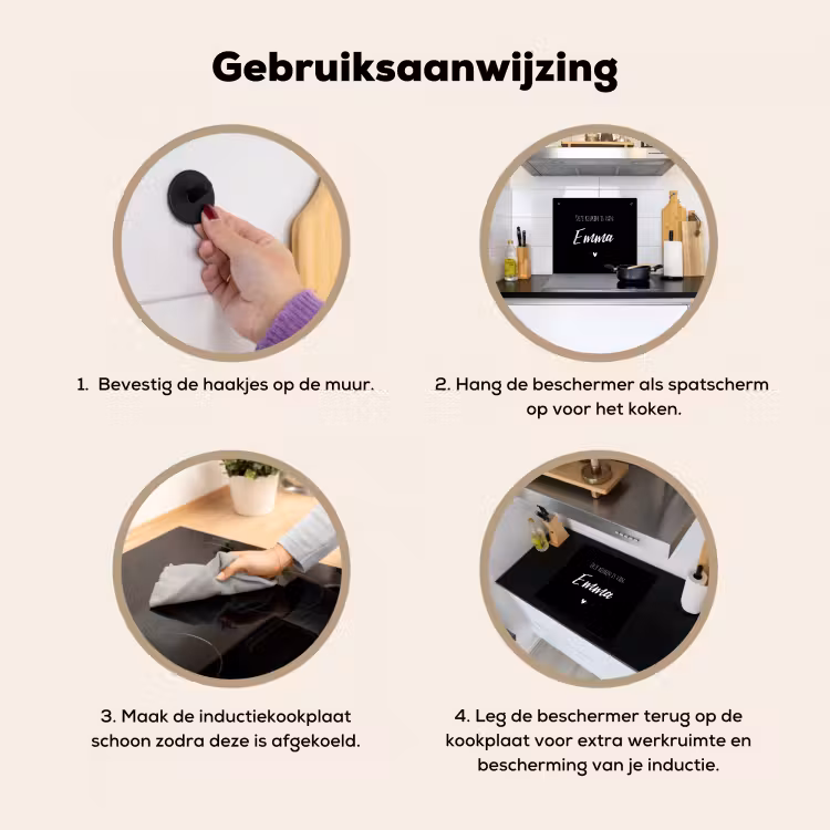 2 in 1 Inductie beschermer - Deze keuken is van: — 2