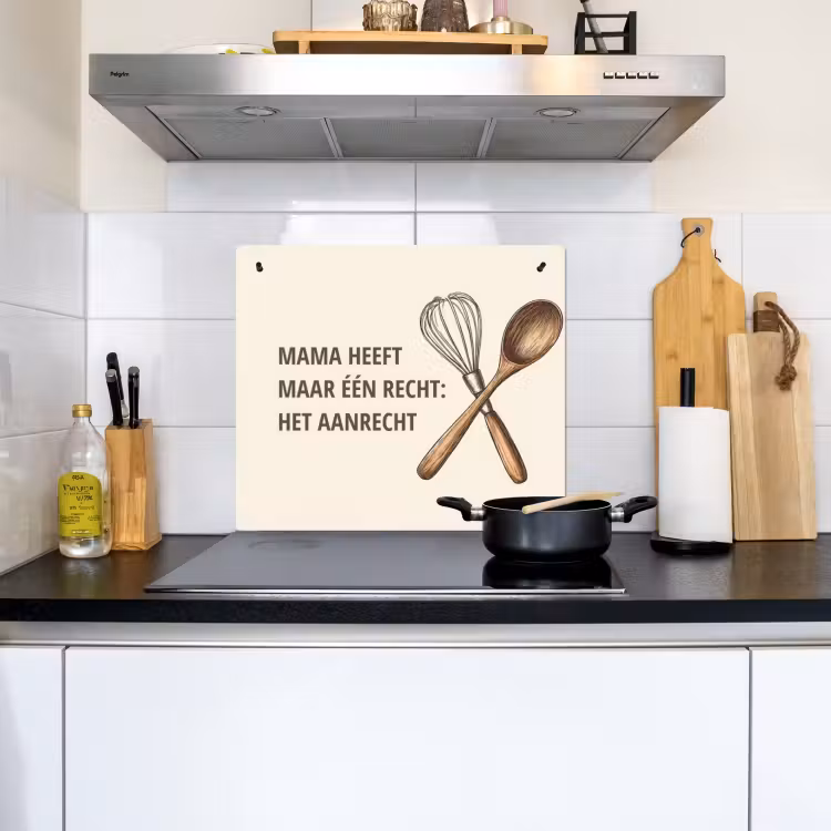 2 in 1 Inductie beschermer - Mama heeft maar één recht — 7