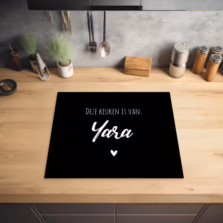 Inductie beschermer - Deze keuken is van: — 2
