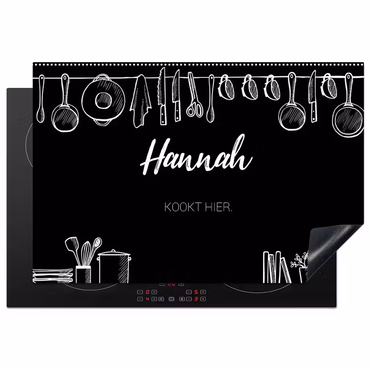 Inductie beschermer - Keuken zwart — 1