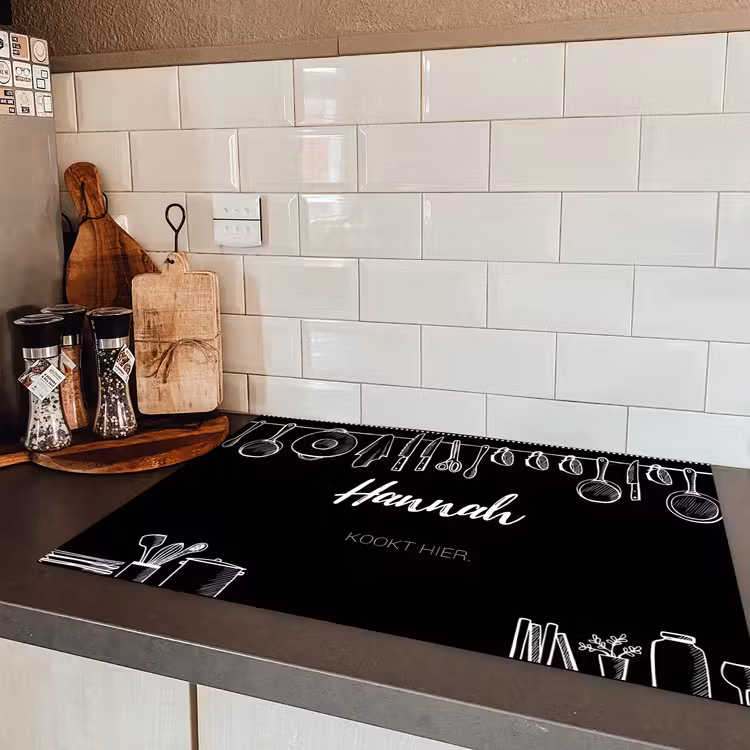 Inductie beschermer - Keuken zwart — 2