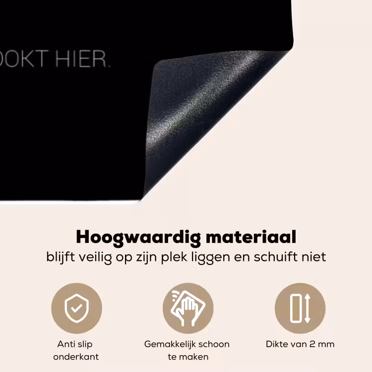 2 in 1 Inductie beschermer - Keuken zwart — 3
