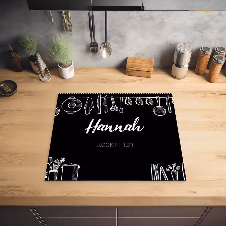 Inductie beschermer - Keuken zwart — 3