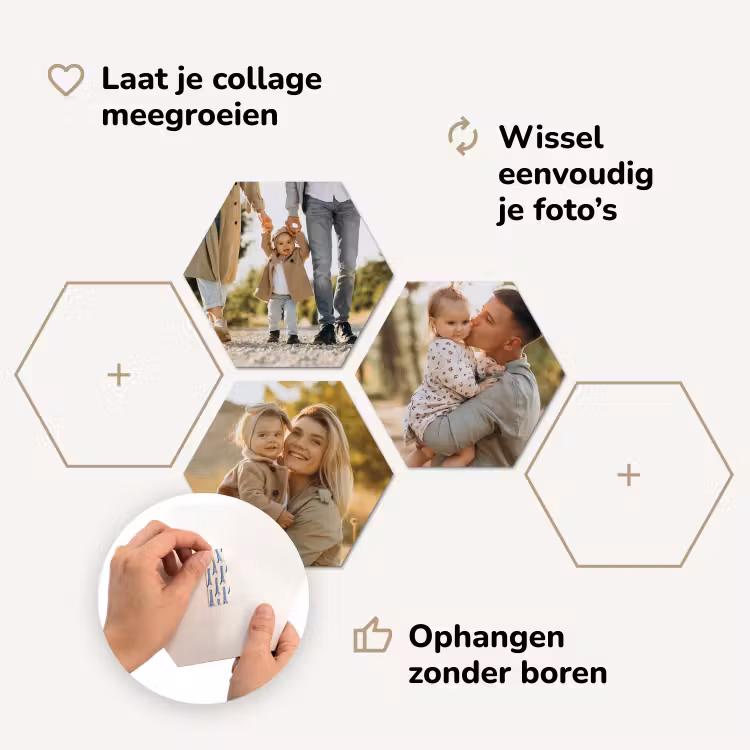 Hexagon foto — 4