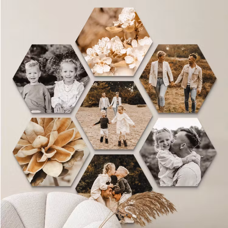 Hexagon foto — 5
