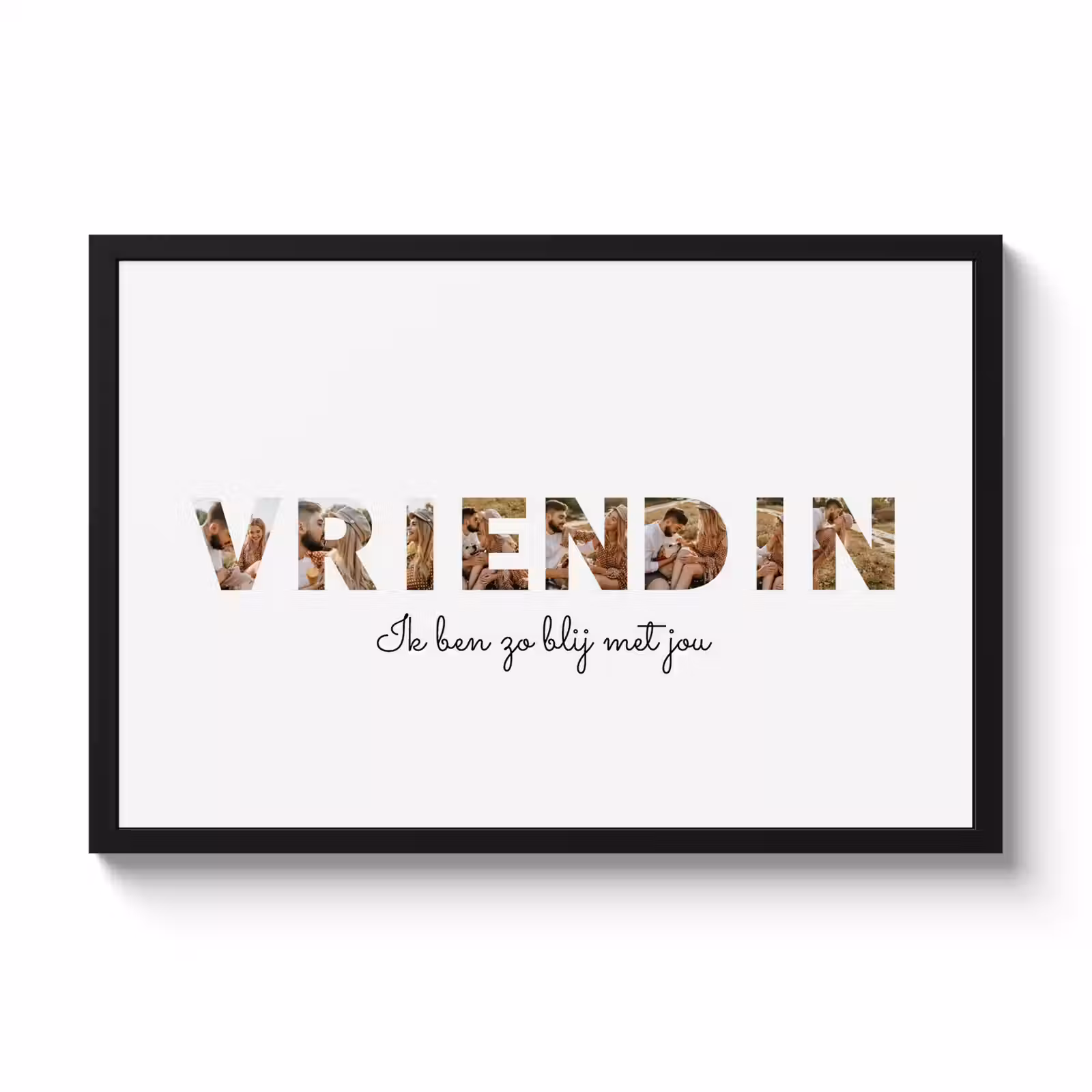 Poster met lijst – Vriendin — 1