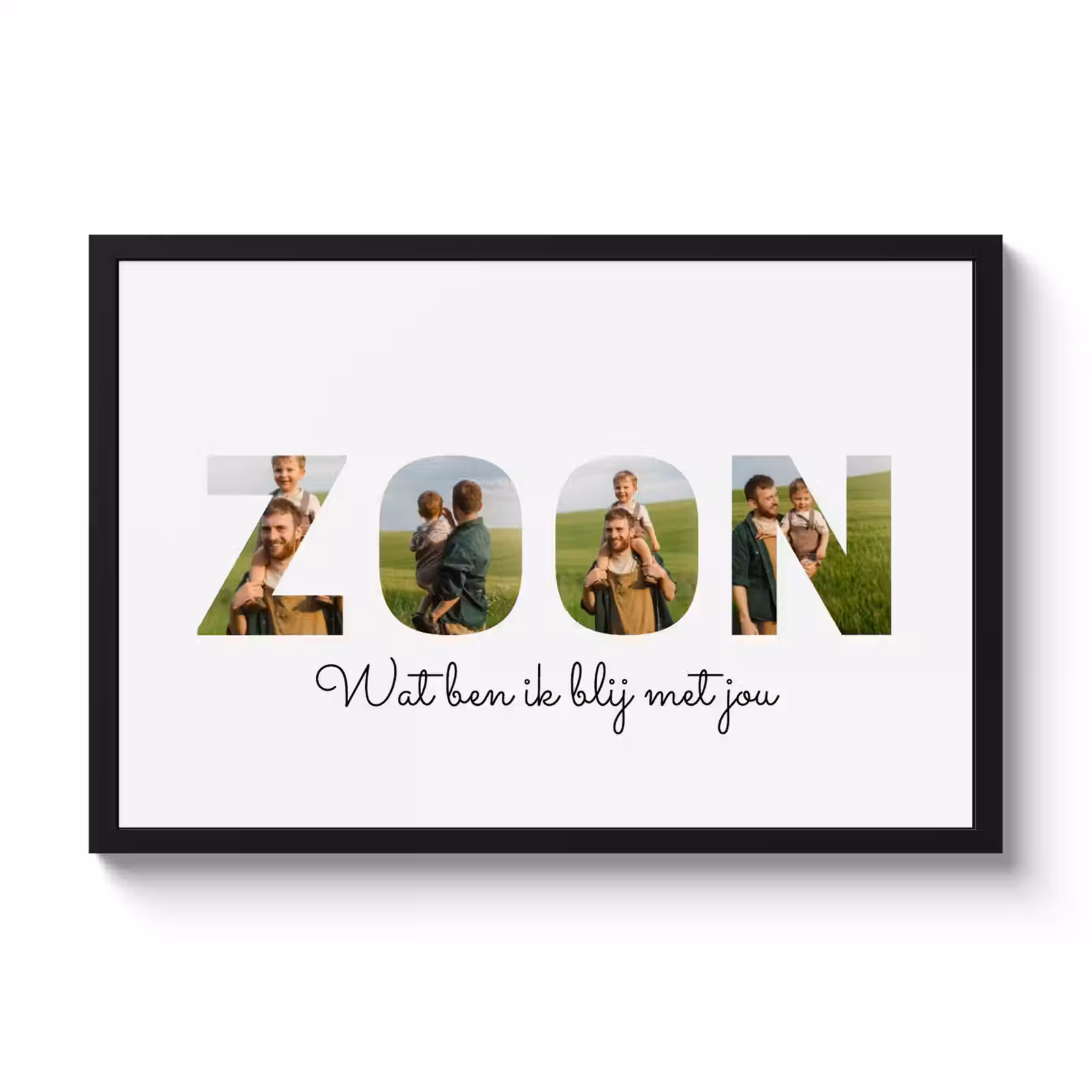 Poster met lijst – Zoon — 1