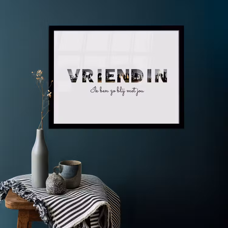 Poster met lijst – Vriendin — 5