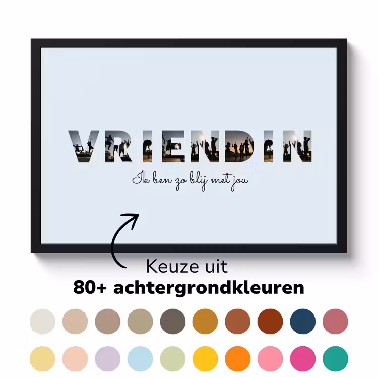 Poster met lijst – Vriendin — 6