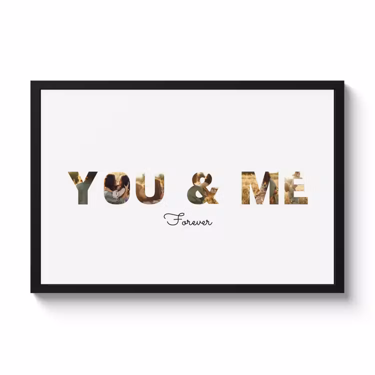 Poster met lijst – You & Me — 1