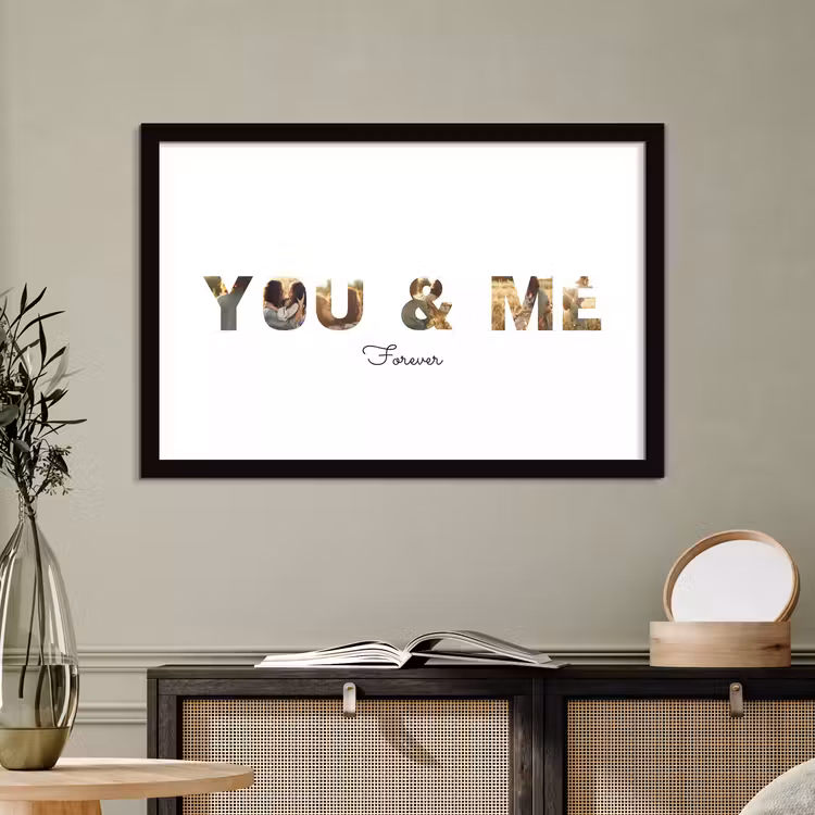 Poster met lijst – You & Me — 4