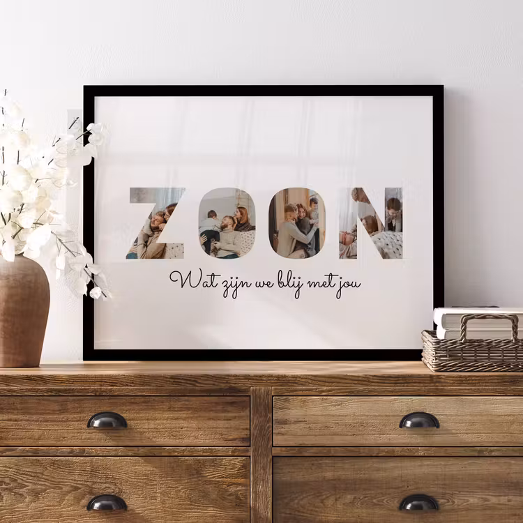 Poster met lijst – Zoon — 4