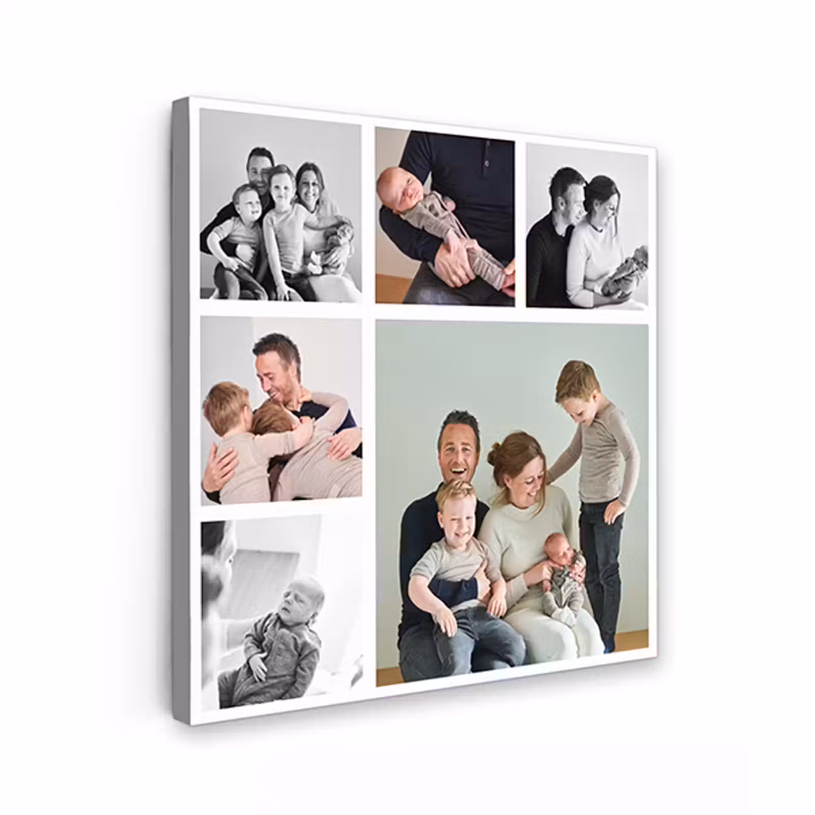 Canvas collage - Vierkant - 6 foto's — 1