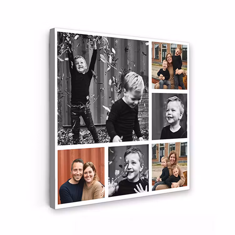 Canvas collage - Vierkant - 6 foto's — 1