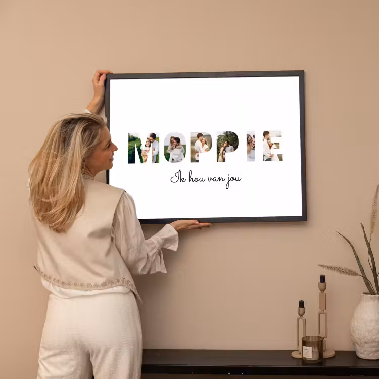 Poster met lijst - Moppie — 3