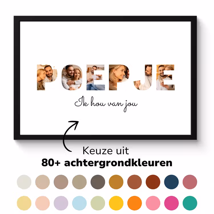 Poster met lijst - Poepje — 5