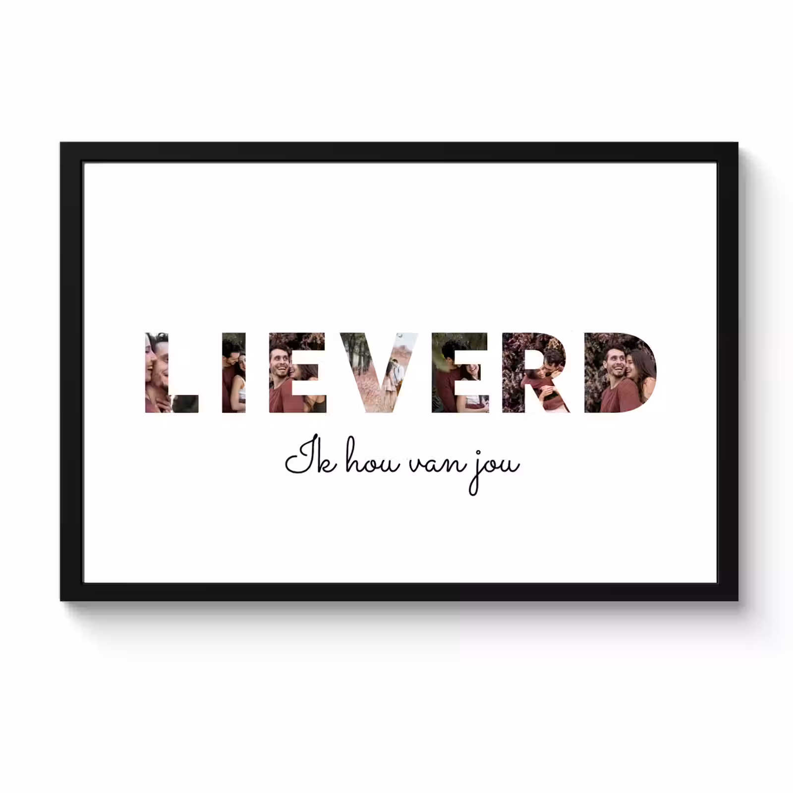 Poster met lijst - Lieverd — 1
