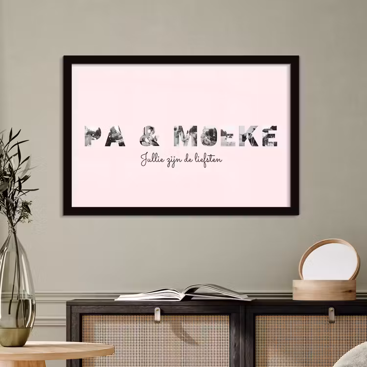Poster met lijst - Pa & Moeke — 5