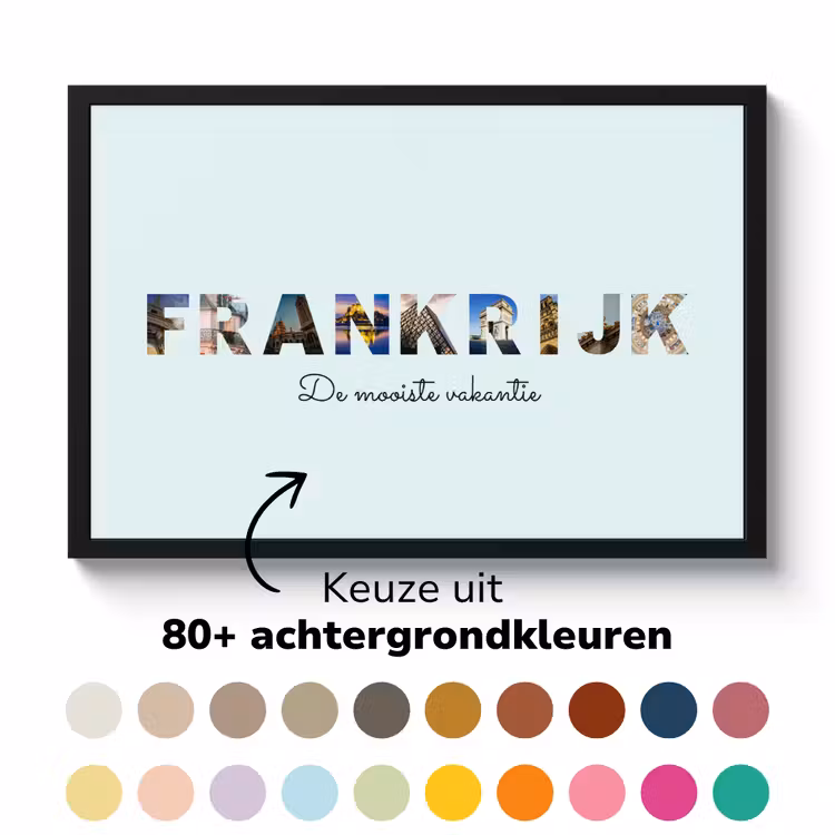 Poster met lijst - Plaatsnaam — 6