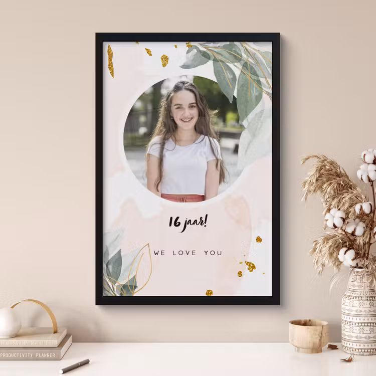 Poster met lijst - Jubileum — 2