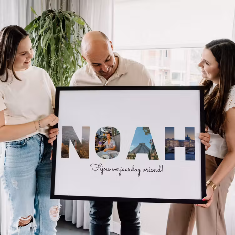 Poster met lijst - Eigen naam — 3
