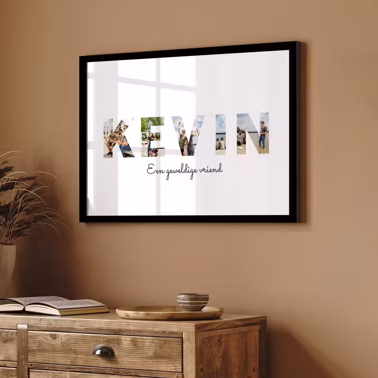 Poster met lijst - Eigen naam — 5