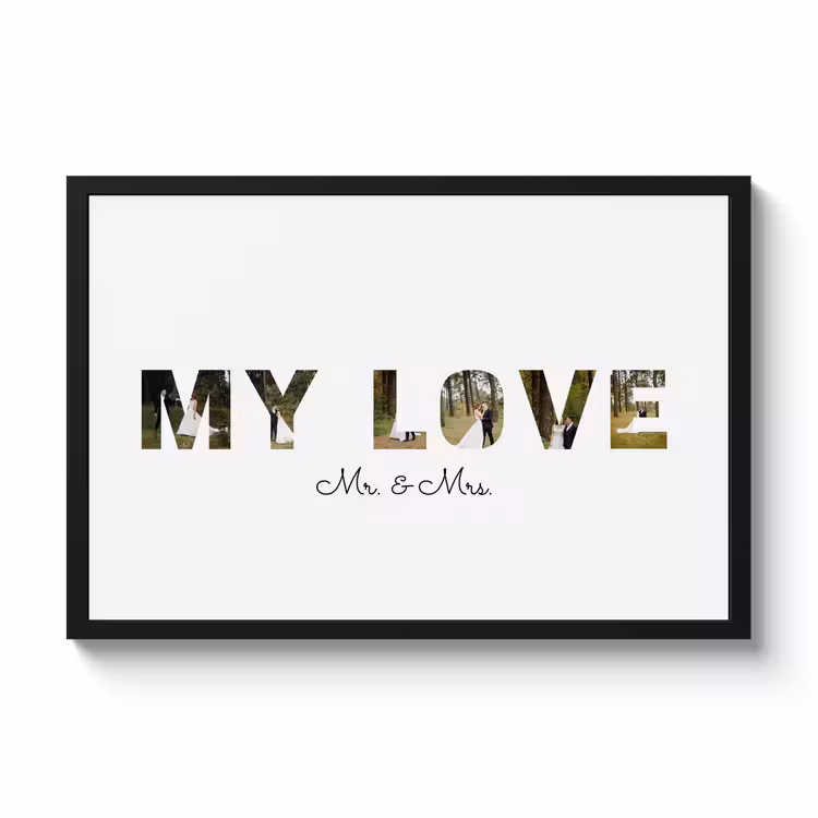 Poster met lijst - My Love — 1