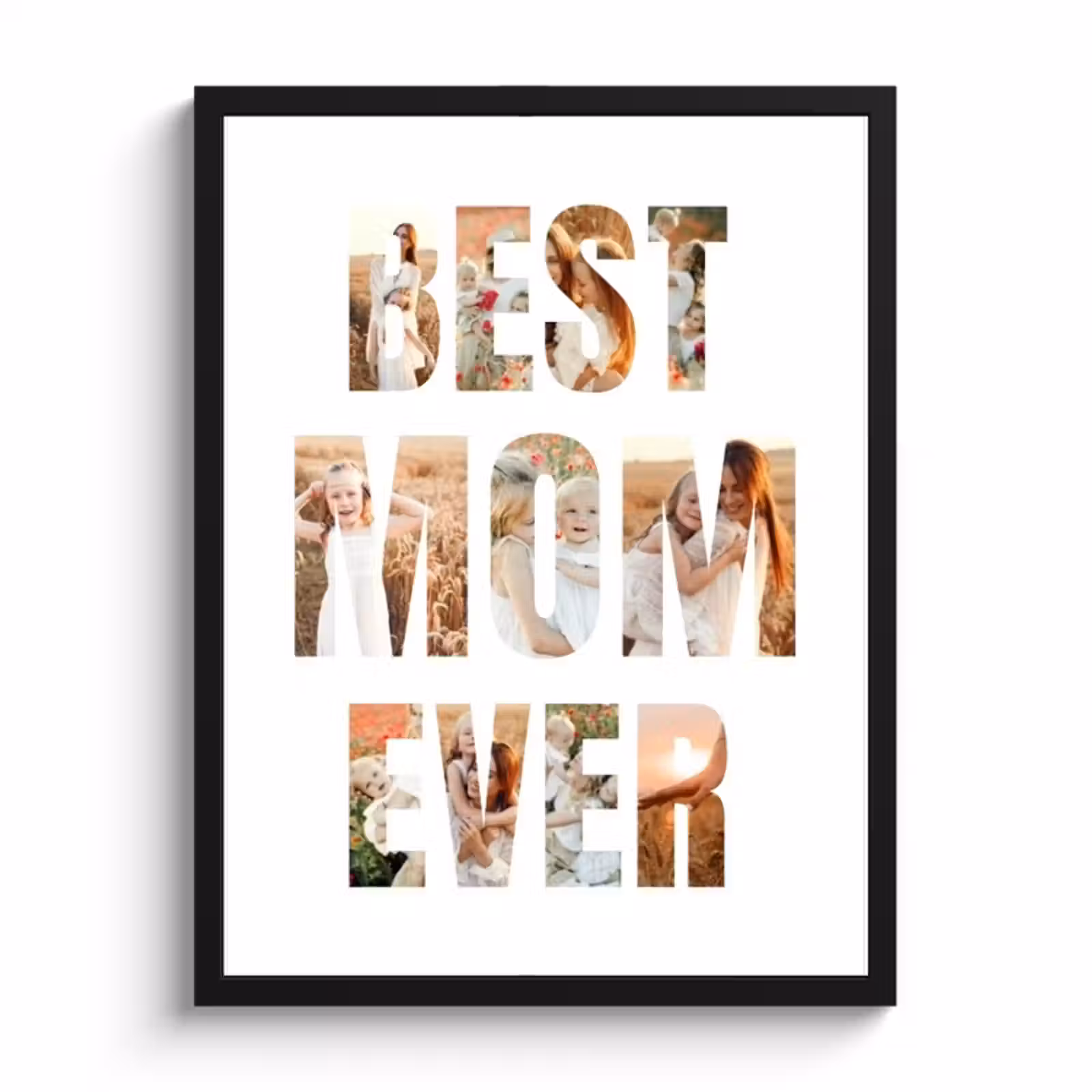 Poster met lijst - Best mom ever — 1