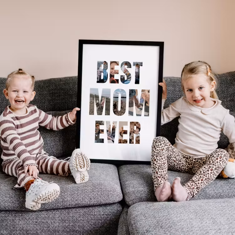 Poster met lijst - Best mom ever — 5