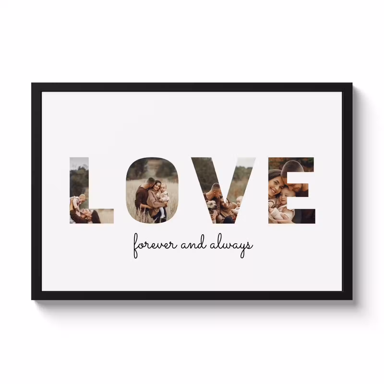 Poster met lijst - Love — 1