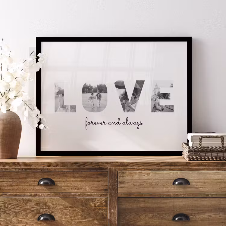 Poster met lijst - Love — 5